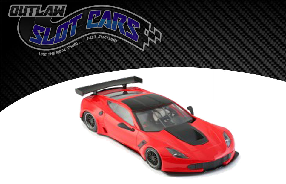 NSR 0022 Corvette C7R Red Test Car
