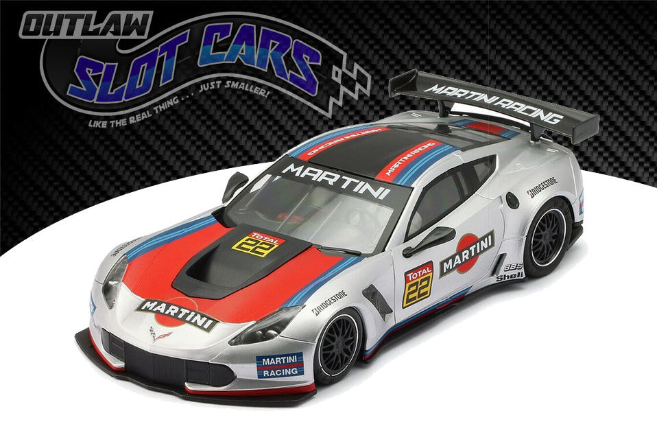 NSR 0160SW Corvette C7R Martini 22 Silver