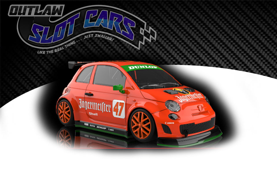 NSR 0547SW Abarth 500 JAGERMEISTER LIVERY 47 GREEN
