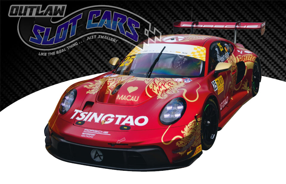 Carrera 20027820 Porsche 911 GT3 R "Absolute Racing, No.25" Macao GP 2024