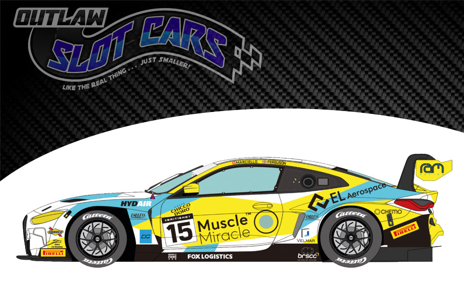 Carrera 20027832 BMW M4 GT3 "RAM Racing, No. 15" British GT 2024