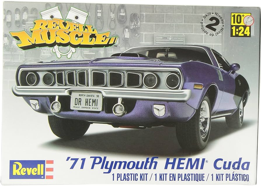1971 Plymouth Cuda Model Kit 1/25