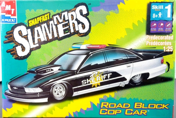 1/25 AMT slammer Cop Car SnapFast