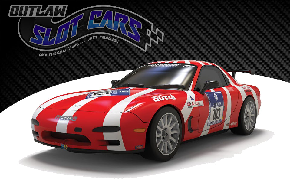 Scalextric C4626 Mazda RX7 FD - Nurburgring 24 2007