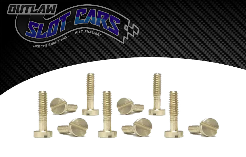 SLOT.IT SCREWS CH52 - Brass Screws 2.2 x 8mm Big Head