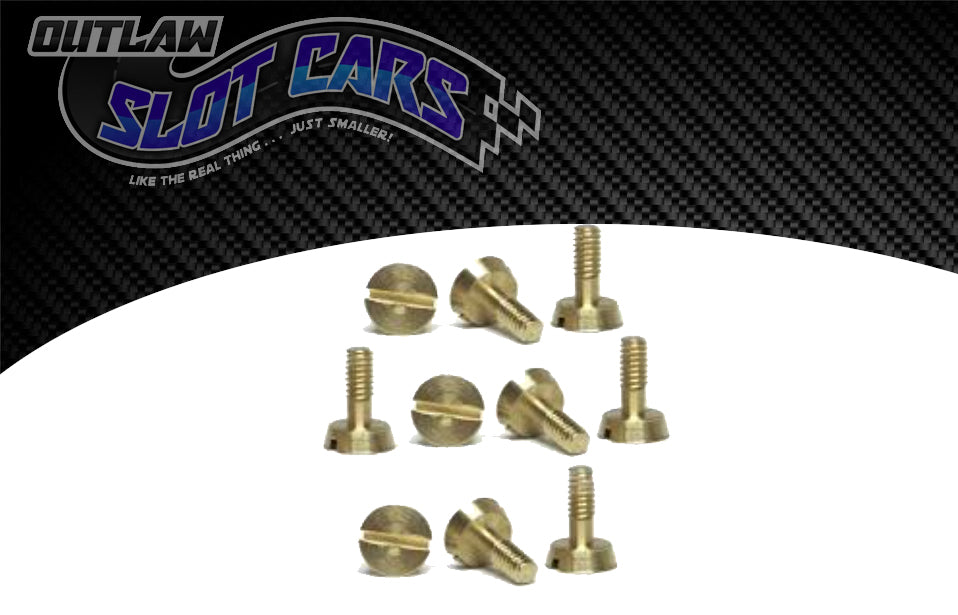SLOT.IT SCREWS CH54B - Brass Screws 2.2 x 5.3mm. Beveled head