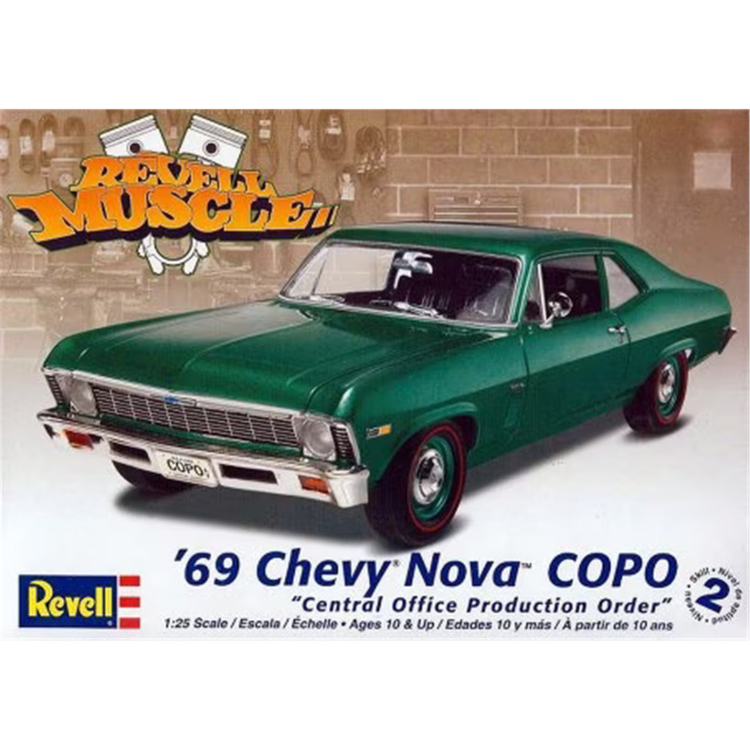 1/25 1969 Chevy Nova Copo Revell Muscle