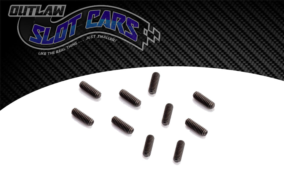 SLOT.IT SCREWS PA37 - Hexagonal screws M2 x 6mm (10 per pack)