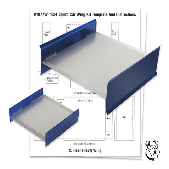 Mid America PAR 1073W Outlaw Sprint Car Wing Kit 0.010