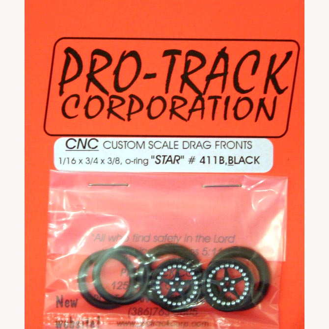 Pro Track 411B Black Star Fronts o ring