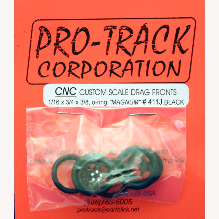 Pro Track 411J Black magnum Fronts oring
