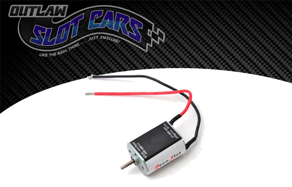 REVO SLOT MOTOR RS211 - 21,000 rpm with motor wire
