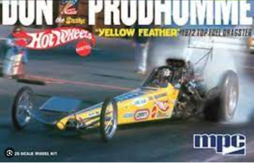 Don Prudhomme Dragster Yellow Feather