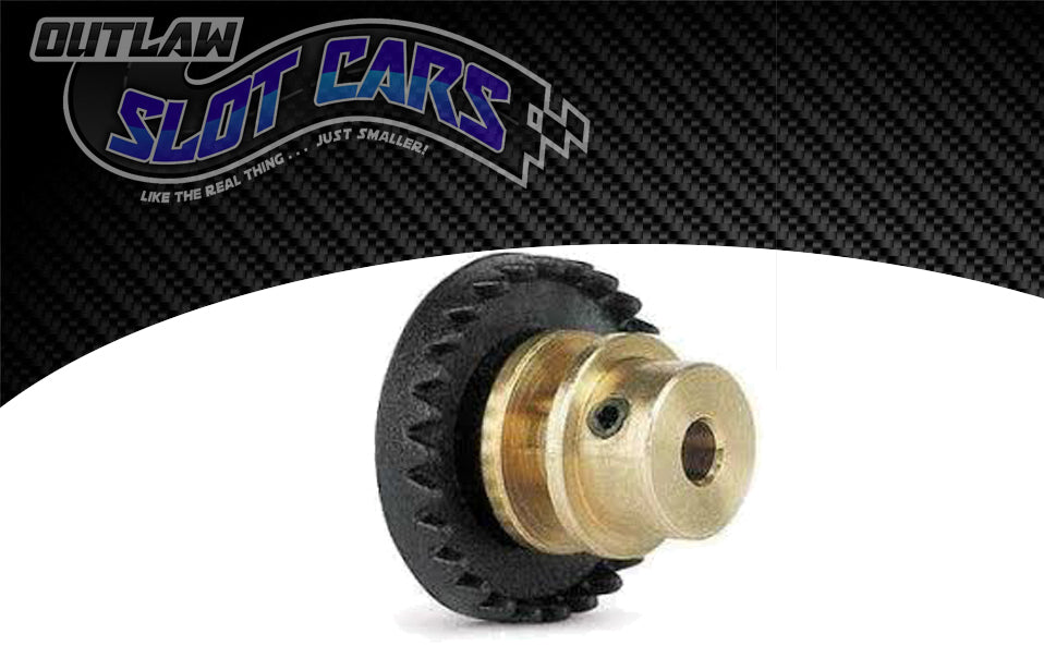 SLOT.IT GEARS GI27-BZ - 27T Inline Crown - Bronze Insert