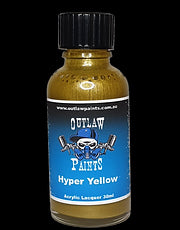 Outlaw Paints Hyper Yellow Met30ml