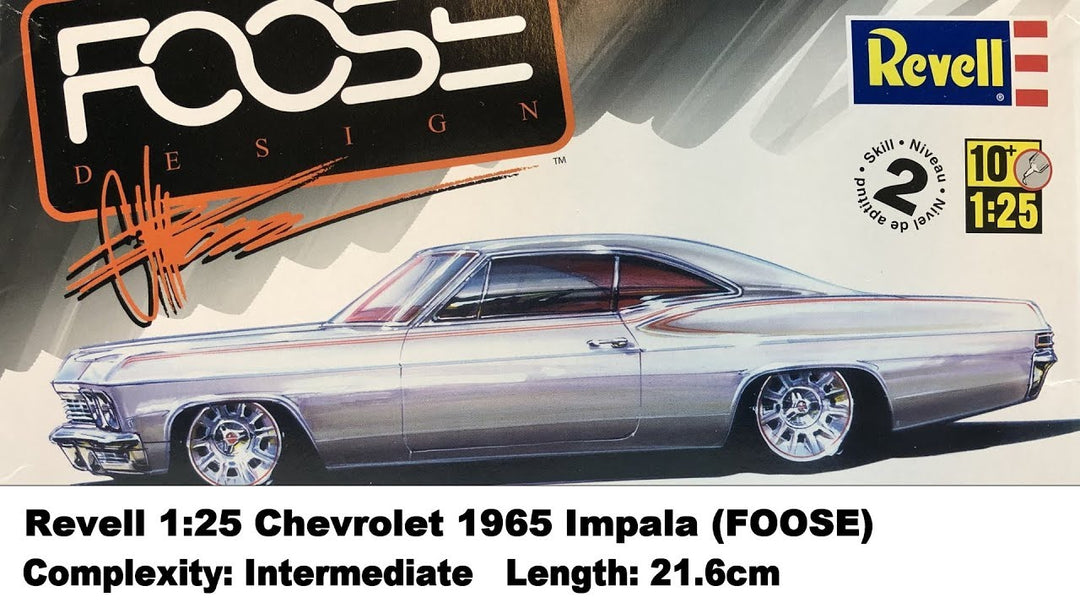 1965 Chevy Impala Chip Model Kit 1/25
