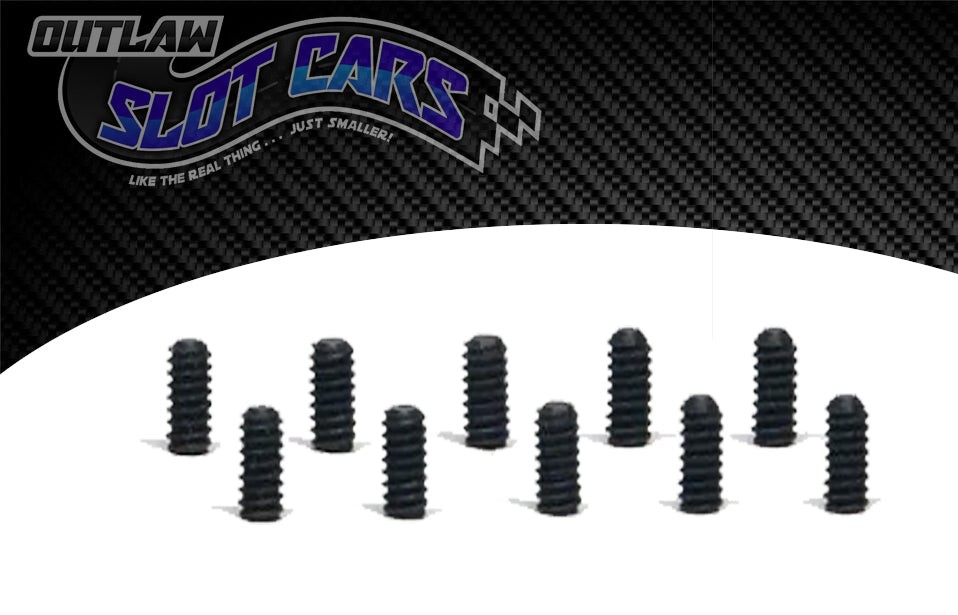 SLOT.IT SCREWS PA40 - Hexagonal screws M2 x 3mm (10 per pack)