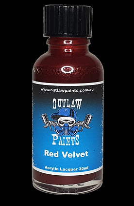 Outlaw Paints Red Velvet Met 30ml
