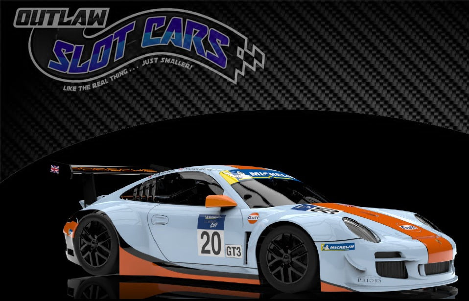 NSR 0617AW Porsche 911 (997) GT3R Gulf Livery 20 L