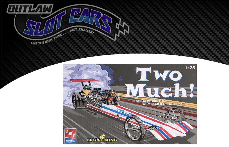 AMT 1/25 Two Much Twin Engine Dragster
