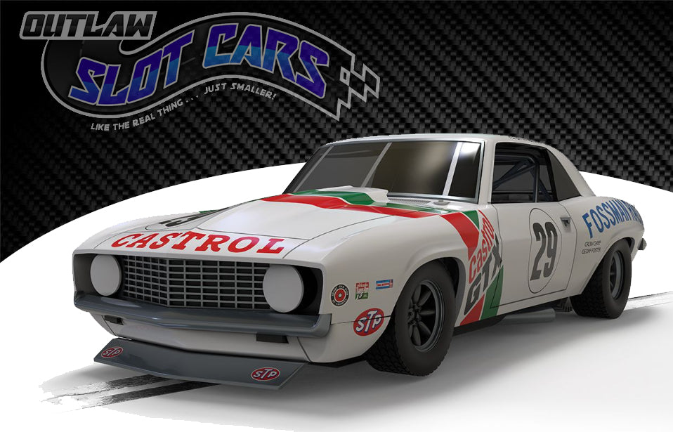 Scalextric C4643 Chevrolet Camaro - Castrol Racing TransAm 1971