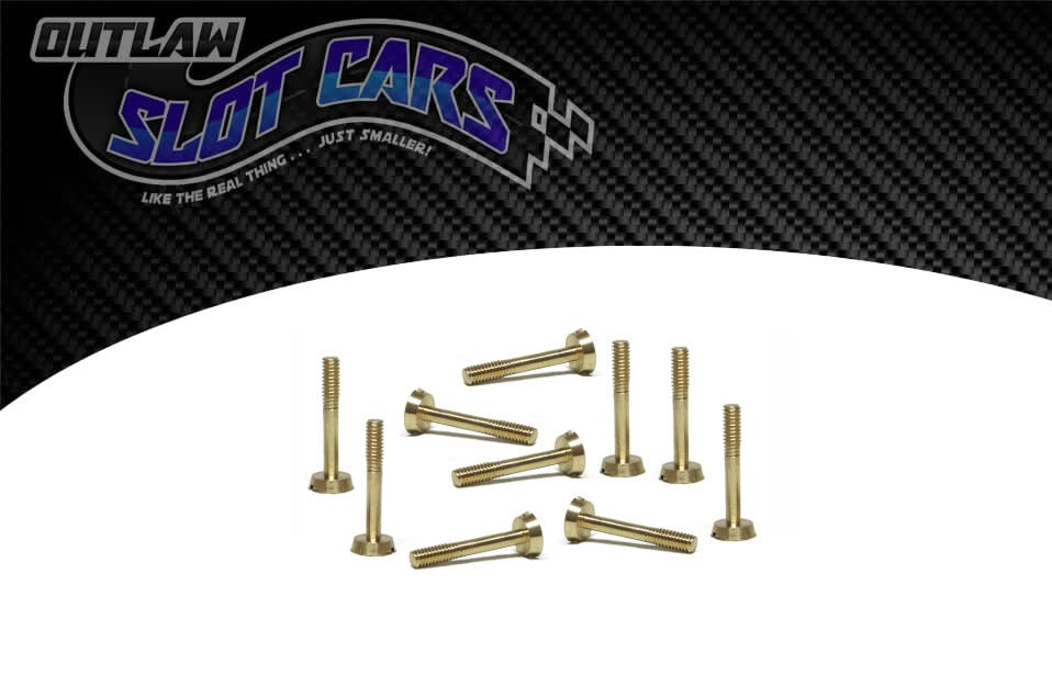 SLOT.IT SCREWS CH126 - Brass Screws M2 x 13mm Larg