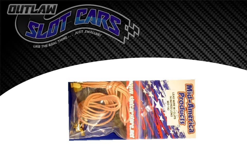 MID-AMERICA MAR 142A CLEAR LEAD WIRE W/ CLIPS SOLD
