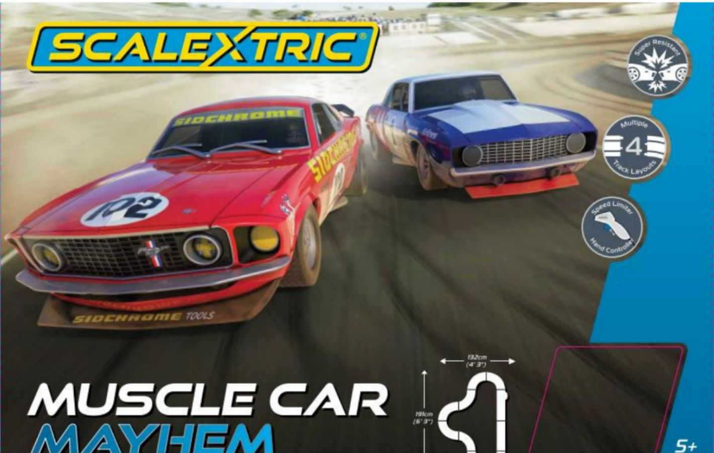 C1449 Muscle Car Mayhem Track Set – Outlaw Slot Cars