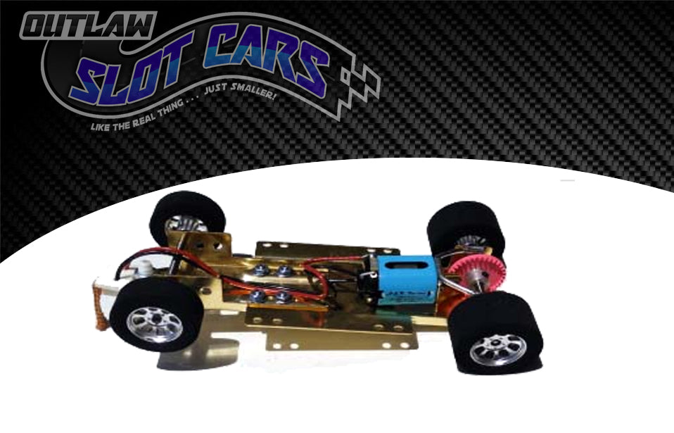 Rpm Racing Chassis H&R RTR 1/24 Nascar Chassis 26,000 rpm motor HRCH0 – Outlaw Slot Cars