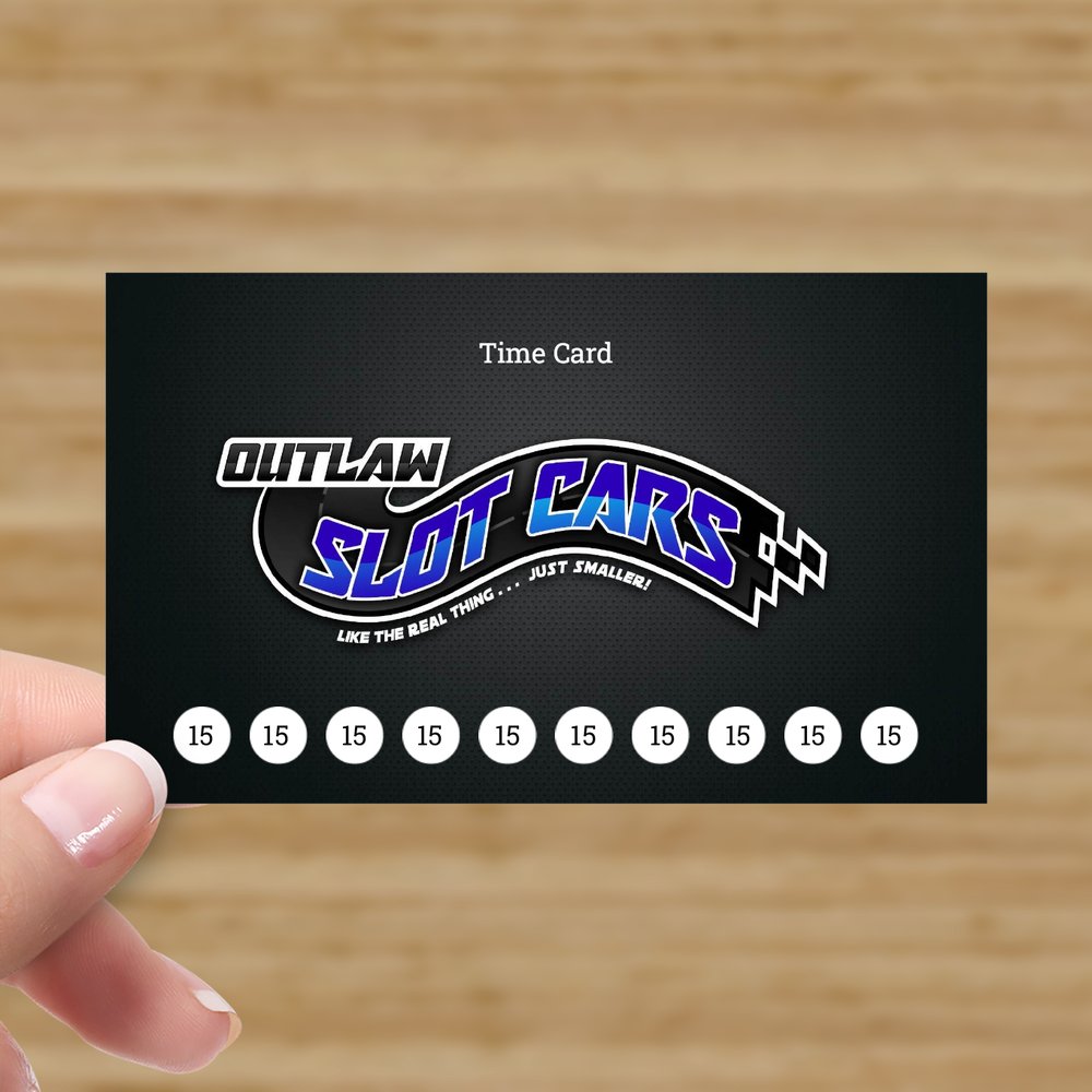 Car Racing Timezone Card Time Cards – Outlaw Slot Cars