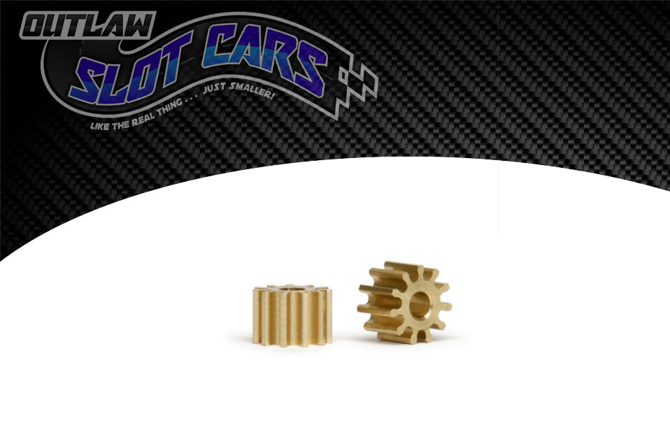 Slot.It PS13 - 13 T Sidewinder Brass Pinion  (6.5mm)