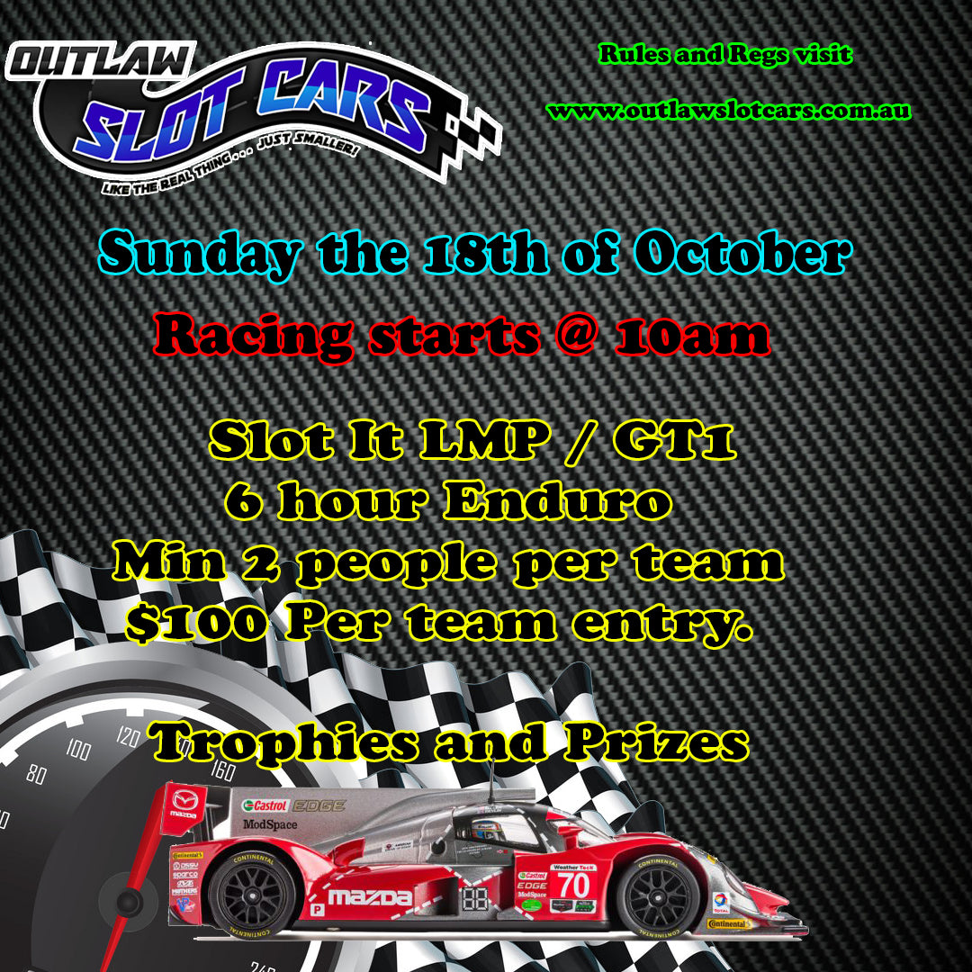 Slot It LMP 6 Hour 18th October 2026